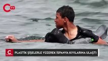 Göçmen çocuk, plastik şişelerle yüzerek İspanya kıyılarına ulaştı