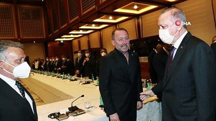 Cumhurbaşkanı Erdoğan, Beşiktaş Futbol Takımı'nı kabul etti