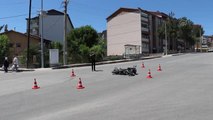 Polis memuru izin gününde motosiklet kazasında yaralandı