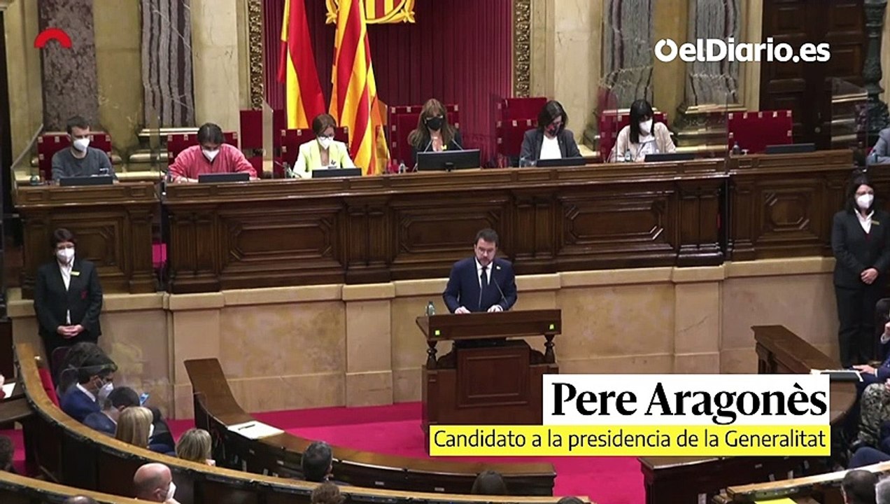 Aragonès presenta las "banderas" de su candidatura: "Nos van a fortalecer como sociedad y van a hacer de Catalunya un país de referencia"