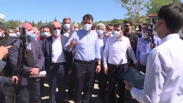 Bakan Kurum: Gölümüze (Salda Gölü) arıtılmadan bir tek damla suyu bırakılmayacak