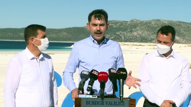 BURDUR - Bakan Kurum: 'Salda Gölü çevresinde 43 kilometrelik bir bisiklet yolu projemiz var'
