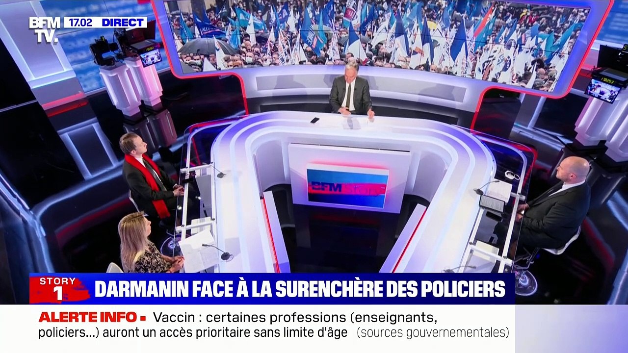 Story 1 : Gérald Darmanin face à la surenchère des policiers - 20/05