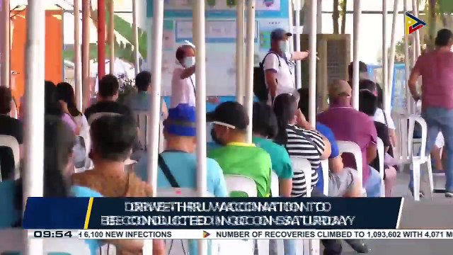 Drive-thru vaccination to be conducted in Quezon City on Saturday
