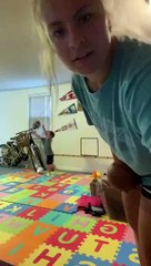 Missed Basket Ends with Small Basketball to the Face