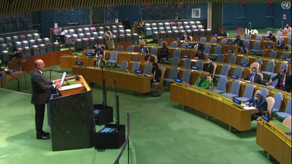 - Bakan Çavuşoğlu, BM Genel Kurulu'nda konuştu - 'İsrail, Gazze’yi dünyanın en büyük açık hava hapishanesine dönüştürdü'