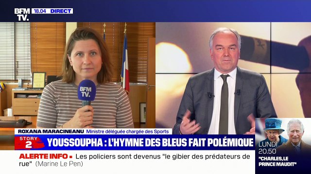 Story 5 : Jordan Bardella récupère ce choix pour répandre des idées de séparatisme, de haine et de violence , Roxana Maracineanu - 20/05