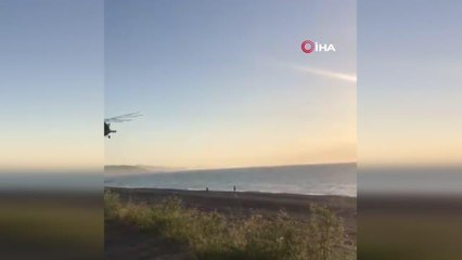 Son dakika... Giresun'a acil iniş yapan helikopterde 6 personel olduğu öğrenildi... Helikopterin inme anı kameraya yansıdı