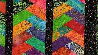 How To Make A Strip Quilt Called The Braid Quilt