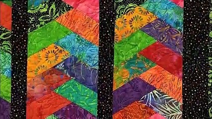 How To Make A Strip Quilt Called The Braid Quilt