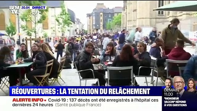 Réouvertures: La tentation du relâchement - 20/05