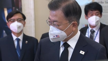 문 대통령 "한국전쟁 참전 미군 경의...유해송환 노력" / YTN