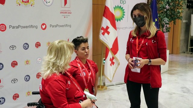 TİFLİS - Nazmiye Muratlı, Para Halter Dünya Kupası'nda altın madalya kazandı