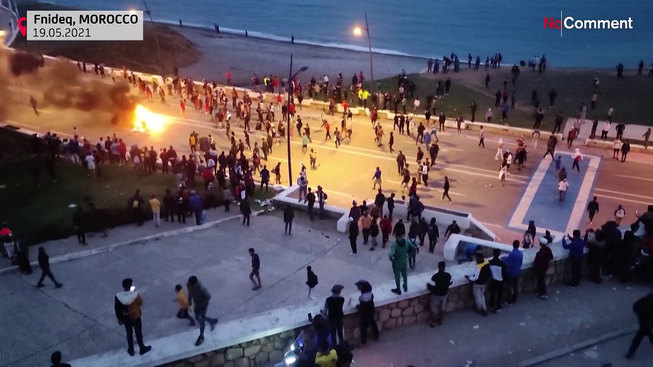 Krawalle auf marokkanischer Seite der Grenze zu Ceuta