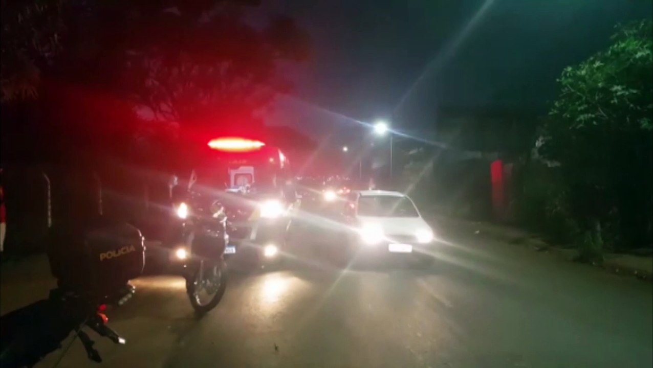 Colisão entre motos deixa homem de 30 anos ferido no Bairro Santa Felicidade