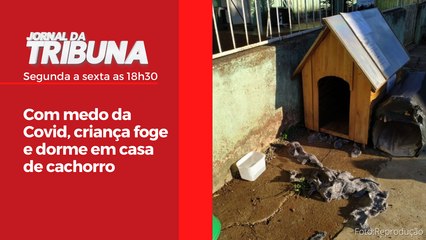 Com medo da Covid, criança foge e dorme em casa de cachorro