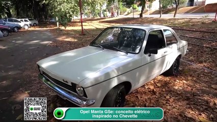 Opel Manta GSe- conceito elétrico inspirado no Chevette