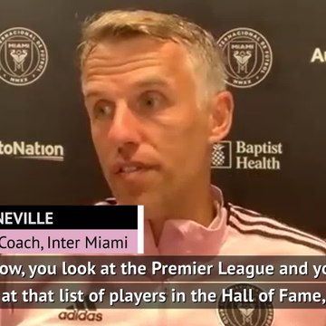 Neville praises 'legend' Beckham after Premier League Hall Of Fame induction