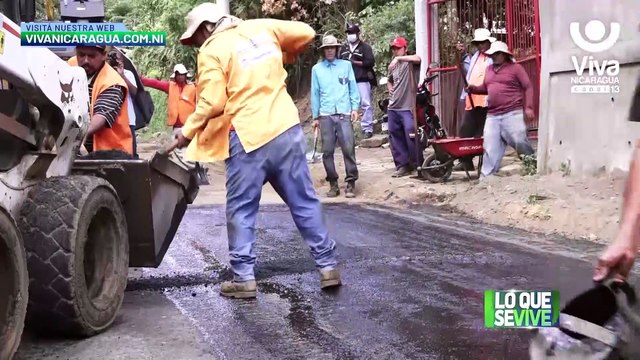 Alcaldía trabaja en mejoramiento vial en el distrito I de Managua