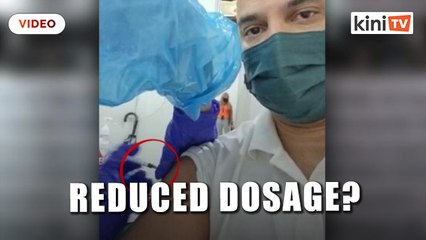 Vaccine recipient claims not given full dosage, taskforce begins probe
