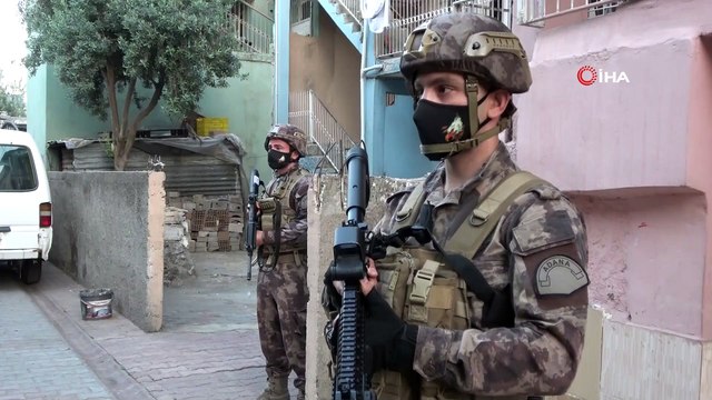 Adana’da şafak vakti organize suç örgütüne operasyon
