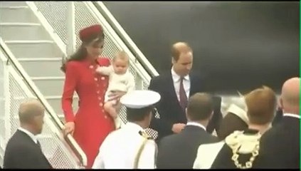 Le premier voyage officiel du Prince George en Nouvelle-Zélande