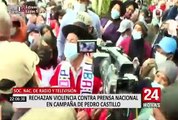 Instituto Prensa y Sociedad rechaza ataques de simpatizantes de Pedro Castillo contra periodistas