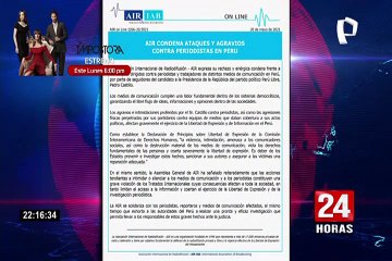 Asociación Internacional de Radiodifusión condena ataques a periodistas en Perú