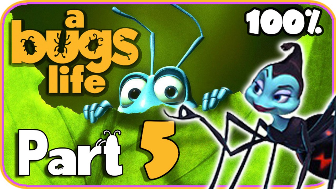 Disney A Bug's Life Walkthrough Part 5 (N64, PS1) 100% City Square + Bug Bar Boss Fight