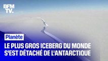 Le plus gros iceberg du monde s'est détaché de l'Antarctique