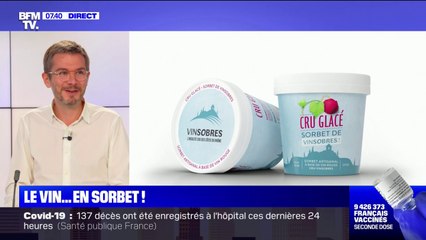 La commune de Vinsobres, dans la Drôme, commercialise du vin en sorbet