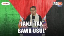 'Janji tak bawa usul tak percaya PM jika parlimen dibuka bincang isu Palestin'