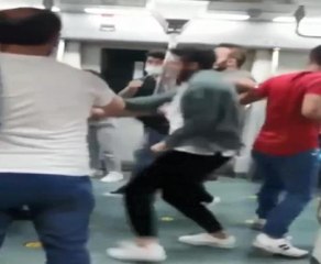 MARMARAY'DA TEKME TOKAT KAVGA