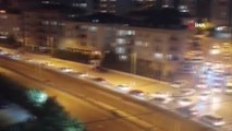 Son dakika haberleri... Pendik'te sokağa çıkma kısıtlamasının unutulduğu asker uğurlama konvoyu kameralarda