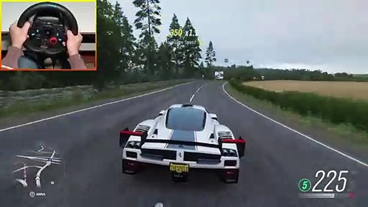   FXX -    |   Gameplay (Steering Wheel + Paddle Shifter)