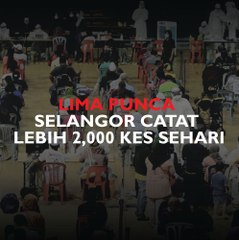 Lima punca Selangor catat lebih 2,000 kes sehari