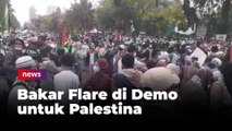 Ada Aksi Pembakaran Flare di Demo untuk Palestina, Polres  Metro Jakpus Teriak Beri Peringatan
