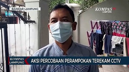 Aksi Percobaan Perampokan Terekam CCTV