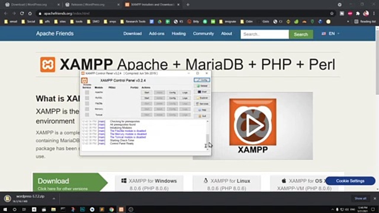 How to Install Wordpress 5.7.2 on Windows 10
