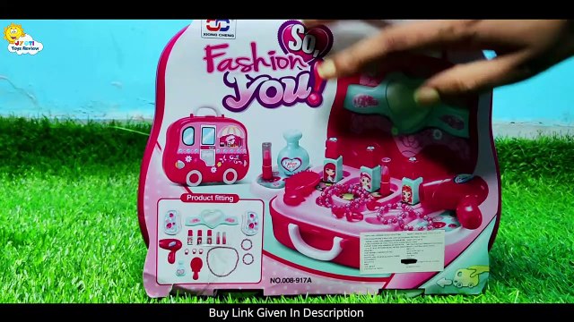 Kids Makeup Beauty Set Unboxing | Makeup Kit For Girls | Pretend Play 2 In 1 Makeup Vanity Box Case