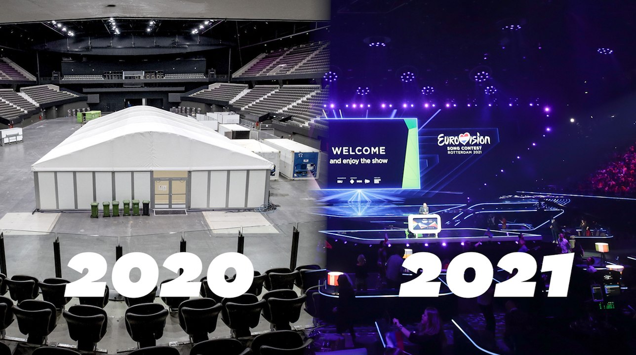 Eurovision 2021: la métamorphose de l'Ahoy Arena, hôpital d'urgence pendant la pandémie
