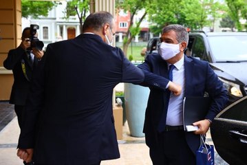 Meyer-Landrut ve Kaymakcı, Edirne Valisi Canalp'i ziyaret etti