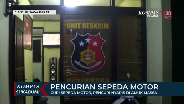 Curi Sepeda Motor, Pencuri Nyaris Di Amuk Massa