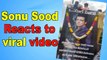 Fans in Andhra Pradesh pour milk on Sonu Sood's poster, actor reacts