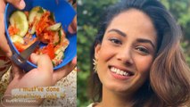 Mira Rajput’s kids Misha and Zain prepare salad for her | FilmiBeat