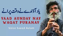 Yaad Aunday Nay Waqat Puranay By Saeed Aslam | Punjabi Poetry WhatsApp status | Poetry status