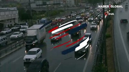 İstanbul'da trafik yoğunluğu