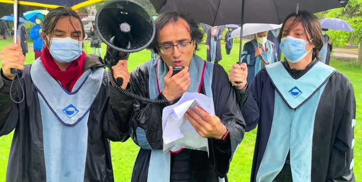 Boğaziçi akademisyenlerinin rektörlüğe sırt dönme eylemi 93. gününde: Atanmış rektörün atanmış danışmanı Volkan Gazioğlu'nu kabul etmiyoruz