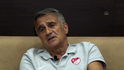 ANTALYA - A Milli Takım Teknik Direktörü Şenol Güneş, AA’ya konuştu (7)