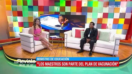 Ministro de Educación descarta que se adelante vacunación a maestros
